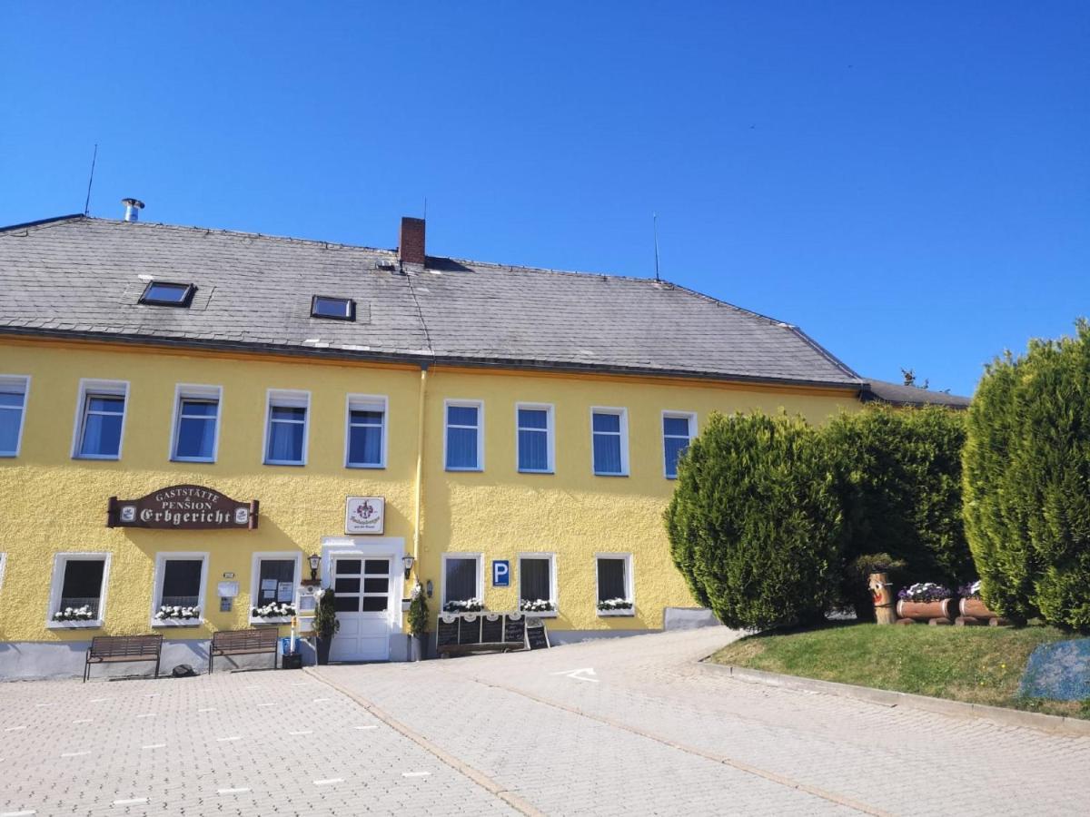 Pension & Gasthof Erbgericht Hoehenlage 850M Маріенберґ Екстер'єр фото