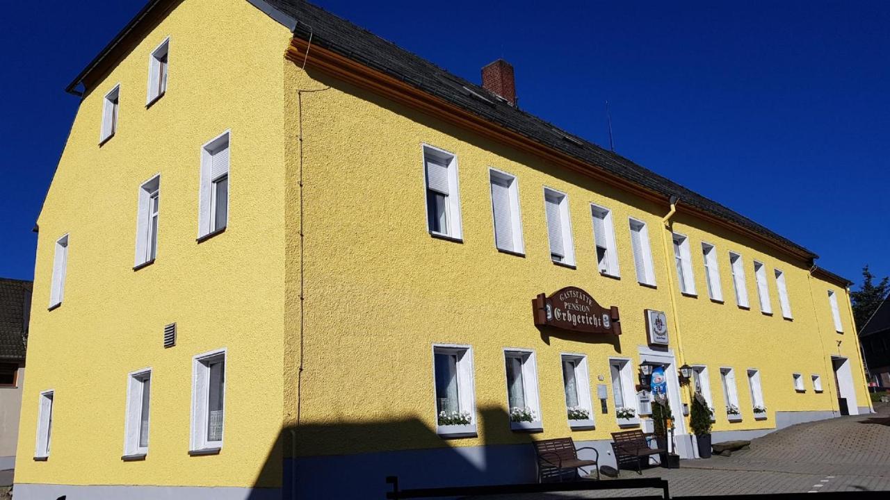 Pension & Gasthof Erbgericht Hoehenlage 850M Маріенберґ Екстер'єр фото